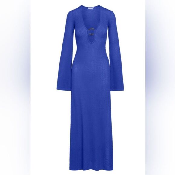 NWT Monday Swimwear Montego Blue Swim Coverup Size M - Picture 6 of 8